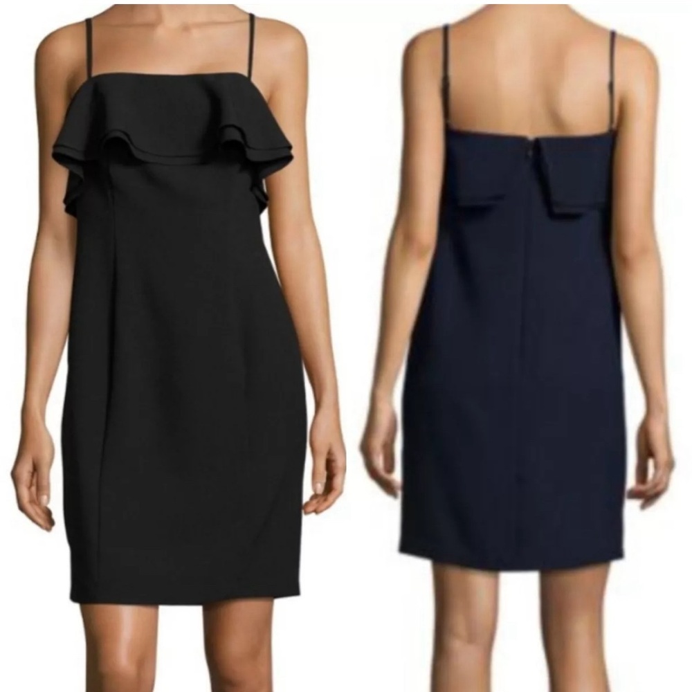 Karl Lagerfeld Black Ruffle‎ Dress Size 8